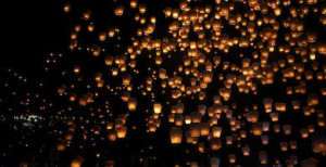 Taiwan floating lanterns